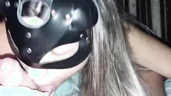 Gf makes a report for the hubby with a Goddess