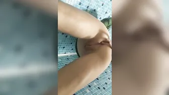 Rough Sex inside the Restroom with my Stepsister.ass Plug into the Booty sexy Blonde best Beauty Booty