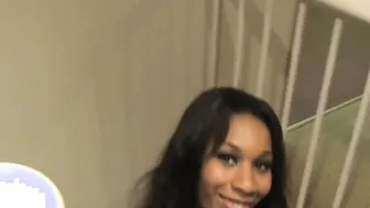 Rane Revere Receives A Jizzed On Her Thick Ebony Butt After A