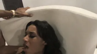 Rane Revere Receives A Jizzed On Her Thick Ebony Butt After A