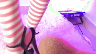 Your gamer beauty stepsister finds out youre a peep and plays with