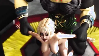 Alien sex A sexy voluptuous blonde getting banged by Anubis on the