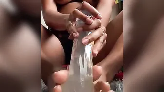 A little Foot Play W/ White Feet