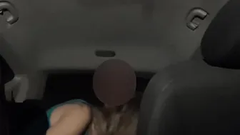 Scopo Forte La Mia Fidanzata inside Auto Alla Fine Del Turno Di Lavoro