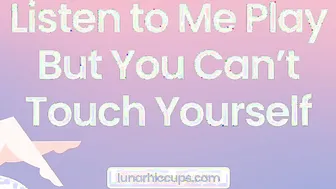 ASMR Listen to me Play with myself [no Touching Challenge can you do It?] Audio Erotica