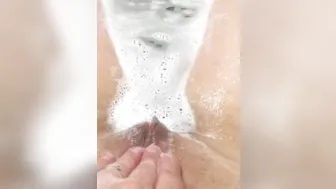 Jerking off and Cumming into the Restroom