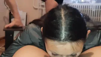 While my next door was doing cunnilingus to me my gf masturbated her