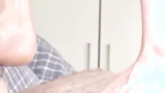 Deep Anal Plowed with 9.5inch Toy Foot Slapping four Fingering into Booty PREVIEW by Feetcouple69