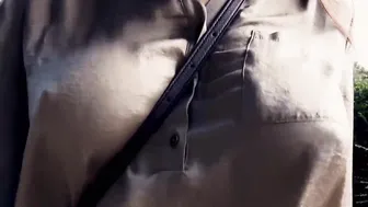 Boobwalk Shiny Blouse with Strap
