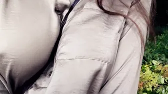 Boobwalk Shiny Blouse with Strap