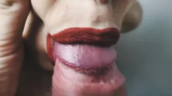 TURNED ON STEPSISTER HEAD CUM INTO MOUTH