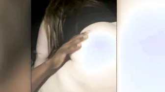 Hot Amazon with a Phat Butt Slurps up a big black cock