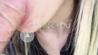 Stranger was with cunt with mouth into the woods pov oral sex she drink his