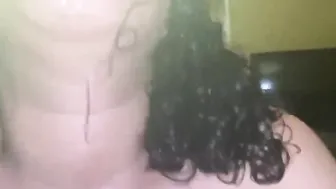 Pregnant Hispanic has Real Noisy Groaning Orgasm while Ride Penis (WAPP)