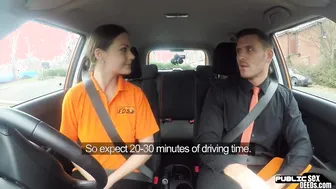 Test porn video – Real european publically banged after driving test