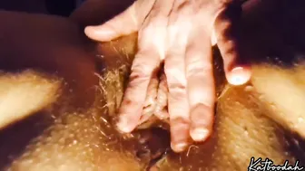 Unshaved Good Juicy 24K Blonde Bush