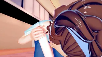 Pokemon BW Cougar 3D Anime pov