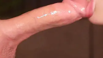 Deep throat oral sex and lots of drooling