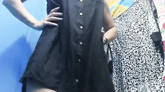 Dressing room. Secret camera. Russian chick with huge jugs and nipples change
