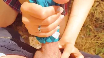 Public college girl's Jerking Off Lessons - Exclusive Amateur Teen Babe