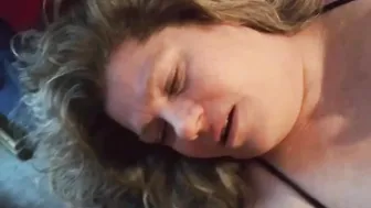 Turned On Older Blowing Penis