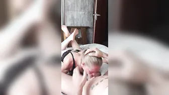 Crazy Sexy deeply bj showing off her foot facial