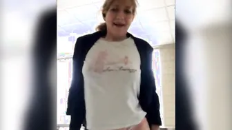 Outside Paulina CAUGHT Masturbating on Second Office Floor
