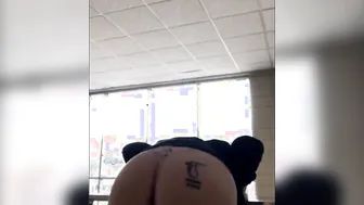Outside Paulina CAUGHT Masturbating on Second Office Floor