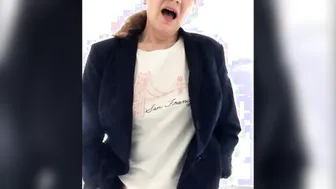 Outside Paulina CAUGHT Masturbating on Second Office Floor