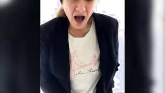 Outside Paulina CAUGHT Masturbating on Second Office Floor