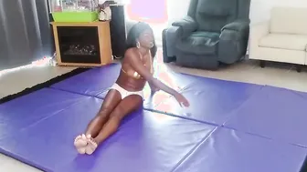 Brother and Sister Wrestling with a Happy Ending