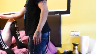 Eating the DARK HAIREDs twat and then blowing my penis