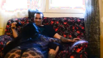 Eating the DARK HAIREDs twat and then blowing my penis