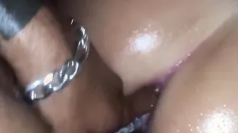 Listen to her Creamy Twat as I Banged her Missionary