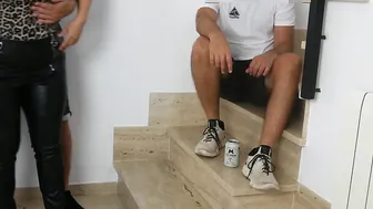 My Hot Neighbor's Daughter Fucks My Best Friend In The Ass While I Watch