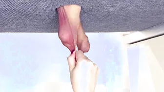 Girlfriend very Rough Scrotum Stretching her Sub EasyCBTGirl