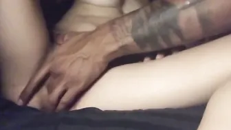 Tight Cunt Eighteen Fingers by African Dude Squirts