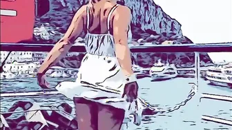 Ventilazione Vaginale into Stile Marilyn Senza Mutande Tra Capri e Roma
