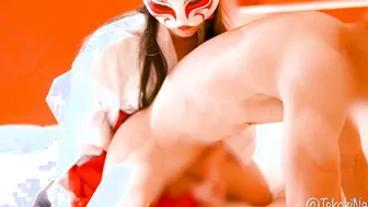 Going from Doggy Style to Kneeling Position Hand Job