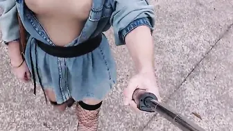 I think she forgot part of her clothes at home