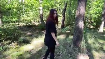 Sex Vlog #1 Outdoor BLOWJOB and Cummed KleoModel