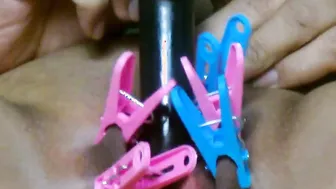FETISH masochist uses Zipper Thai Bitch