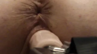 Saige Jizzes Doggy Style with Fuk Machine
