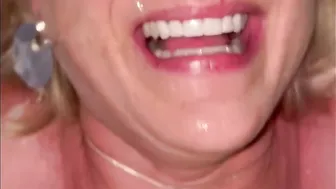 Peter’s Facials: once Bitten twice Shy but the 3rd and 4th Loads went right inside Bambi’s Eye 
