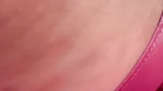 受付嬢の変わった角度からのオナニー