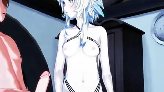 Lumine getting her cunt nailed rough by Tartaglia - Genshin Impact Animated.