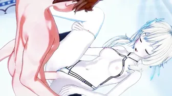 Lumine getting her cunt nailed rough by Tartaglia - Genshin Impact Animated.