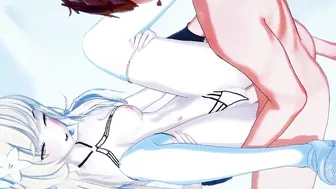 Lumine getting her cunt nailed rough by Tartaglia - Genshin Impact Animated.