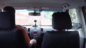 Publicly Sucked Off - college girl Driver Instructor Fellation