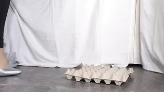 Silver Heels Popping Baloons